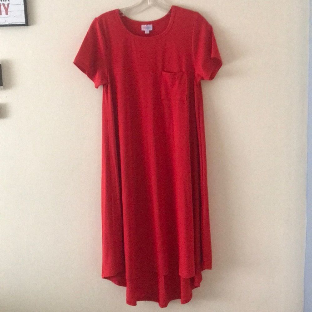 New without Tag LulaRoe Women’s Red Dress Size XS